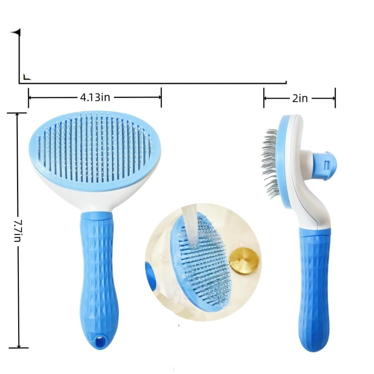 Pet Deshedding Brush – Remove Loose Fur Fast